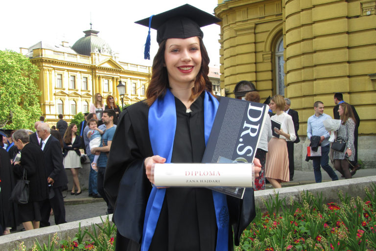 ZANA HAJDARI Naša Koprivničanka jedna je od najmlađih doktorica znanosti u povijesti zagrebačkog sveučilišta