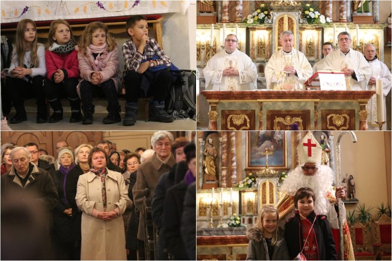 FOTO Biskup Mrzljak proslavio Nikolinje u Koprivnici: Lijepa riječ, susret i prijateljstvo darovi su koje očekujemo od svakog čovjeka